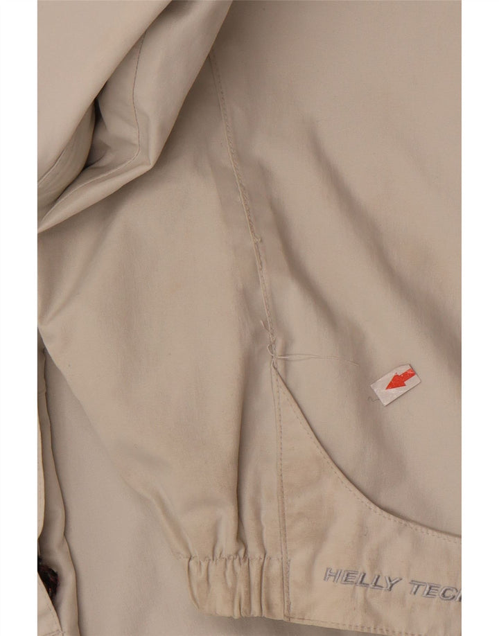 Helly Hansen Herren-Regenjacke mit Kapuze, UK 40, Größe L, gebrochenes weißes Nylon