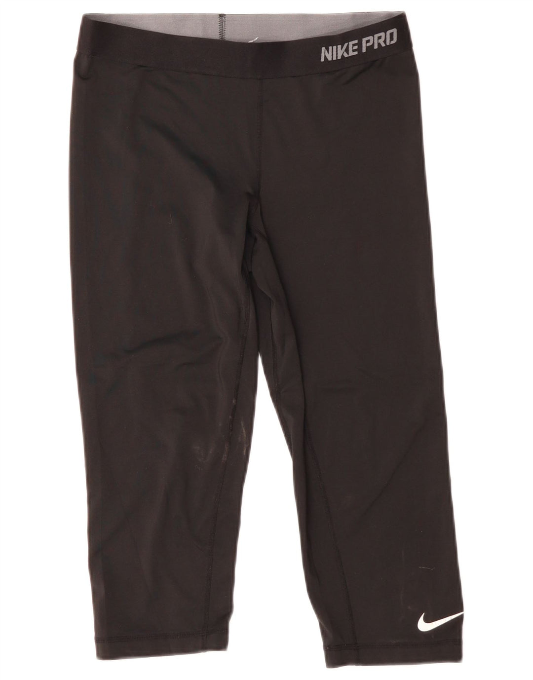 Nike Damen-Capri-Leggings mit Grafik, Größe 26, Größe L, Schwarz, Polyester