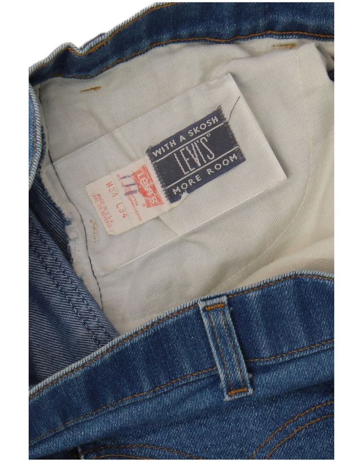 Levi's Herren Straight Jeans W34 L34 Blaue Baumwolle