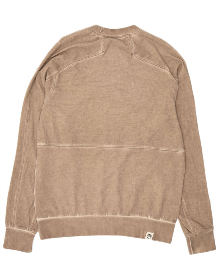 Nike Herren-Sweatshirt mit Grafik, mittelbeige Baumwolle