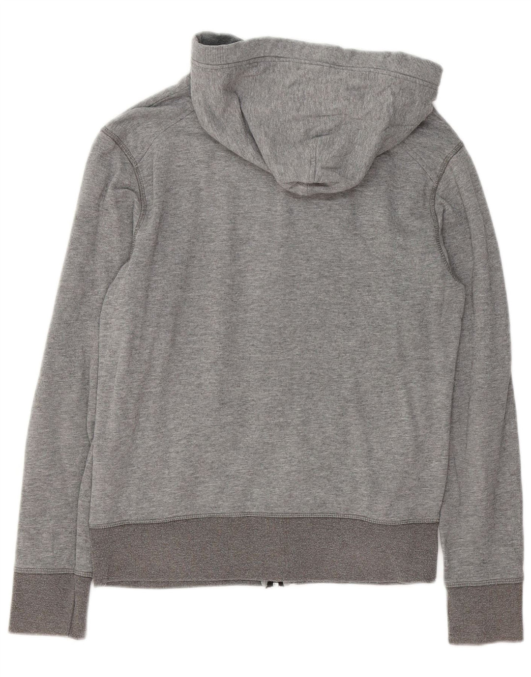 JACK & JONES Herren-Kapuzenpullover mit grafischem Reißverschluss, klein, grau meliert