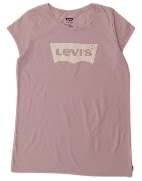 LEVI'S Grafik-T-Shirt-Oberteil für Mädchen, 15–16 Jahre, Lila
