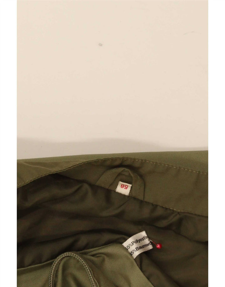 Vintage Herren Bomberjacke IT 58 3XL Grün Polyester