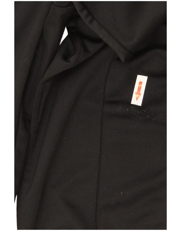 Kappa Herren-Trainingshose mit Grafik, Größe L, Schwarz, Polyester