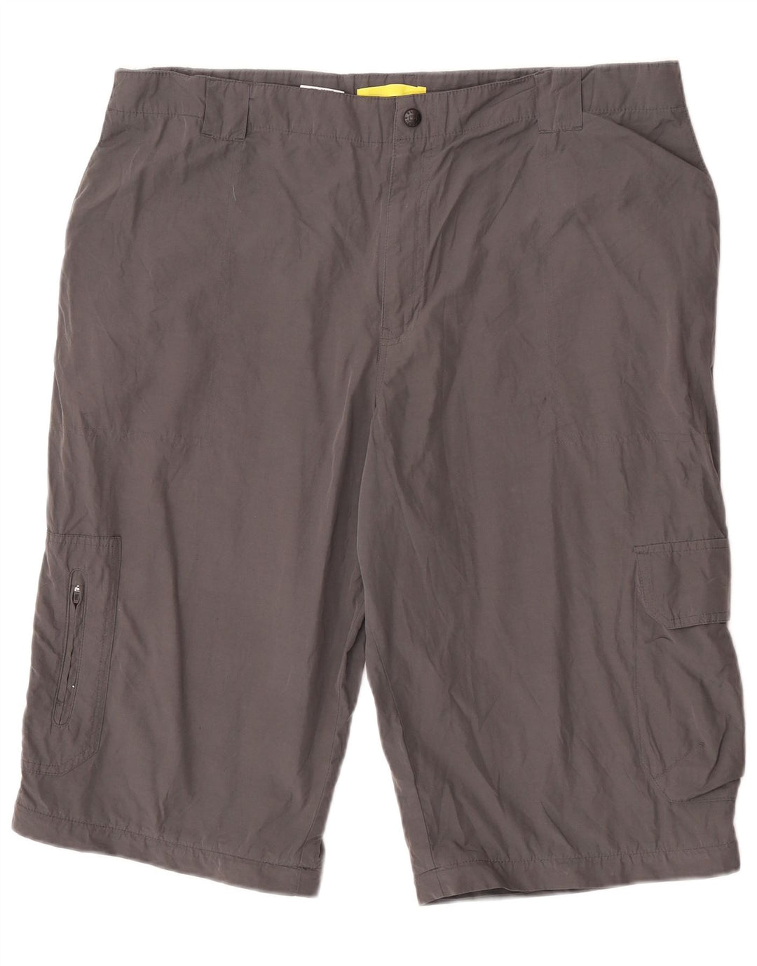 Marks & Spencer Herren Blue Harbor Cargo Shorts W40 XL Graues Polyamid