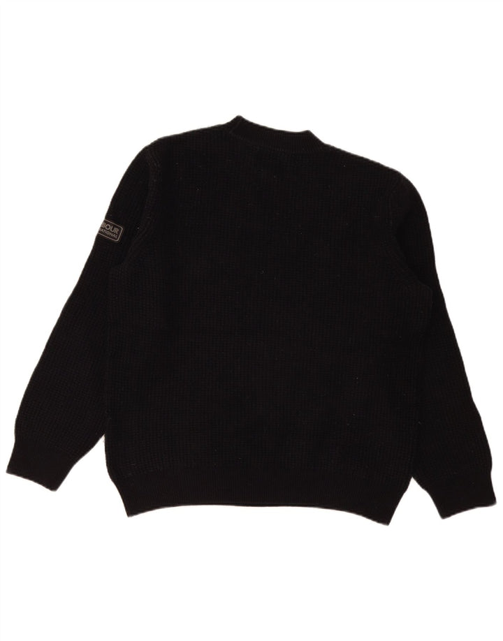 Barbour Damen-Pullover mit Rollkragen, mittelschwarze Wolle