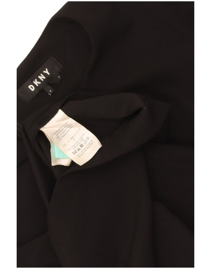 Dkny Damen-Etuikleid mit 3/4-Ärmeln, US 2 XS, schwarzes Polyester