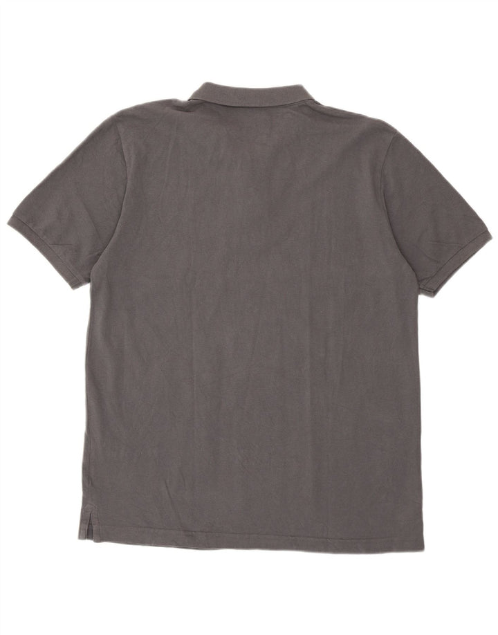 Dack's Herren-Poloshirt, große graue Baumwolle