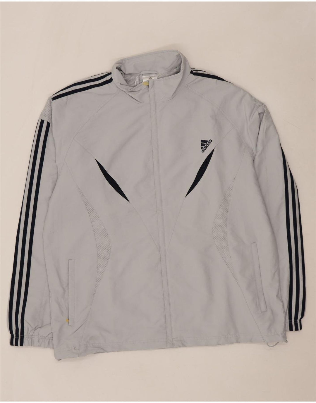 ADIDAS Herren Clima 365 Regenjacke UK 42 XL Grau Colourblock Polyester