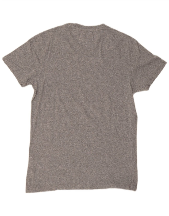 Tommy Hilfiger Herren T-Shirt Top Small Grau Baumwolle