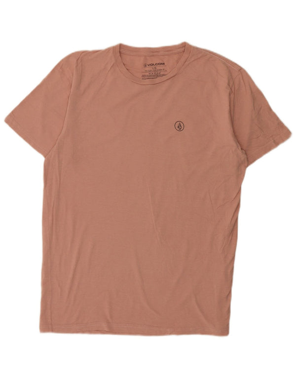 Volcom Herren T-Shirt Top Large Rosa Baumwolle