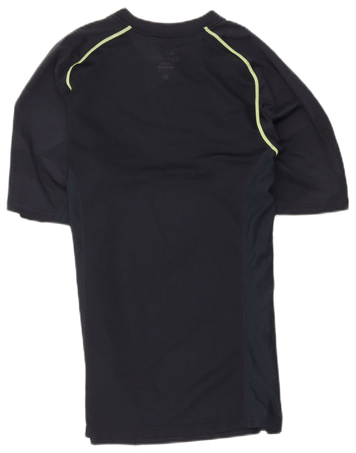 Nike Herren Dri Fit T-Shirt Top Small Marineblau Polyester