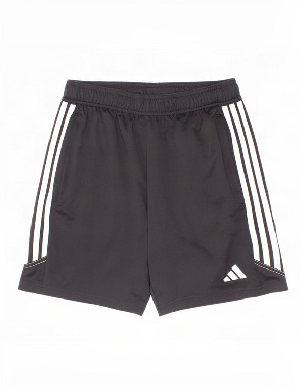 Adidas Jungen Aeroready Sportshorts 13–14 Jahre, schwarzes Polyester
