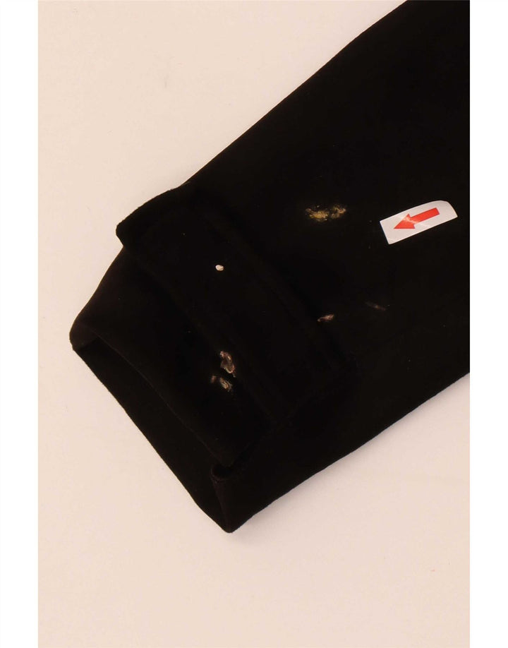 Zara Damen Mantel UK 10 Small Schwarz
