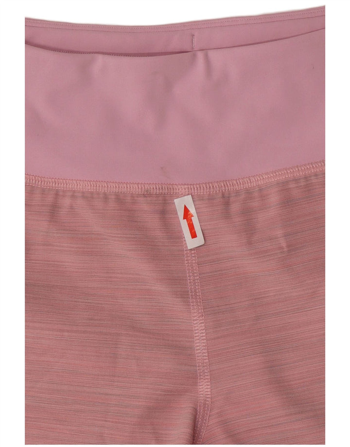 Athleta Damen Sportshorts UK 2 2XS Rosa Nylon