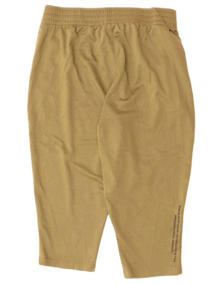 PUMA Herren-Bermuda-Sportshorts, groß, Khaki, Polyester
