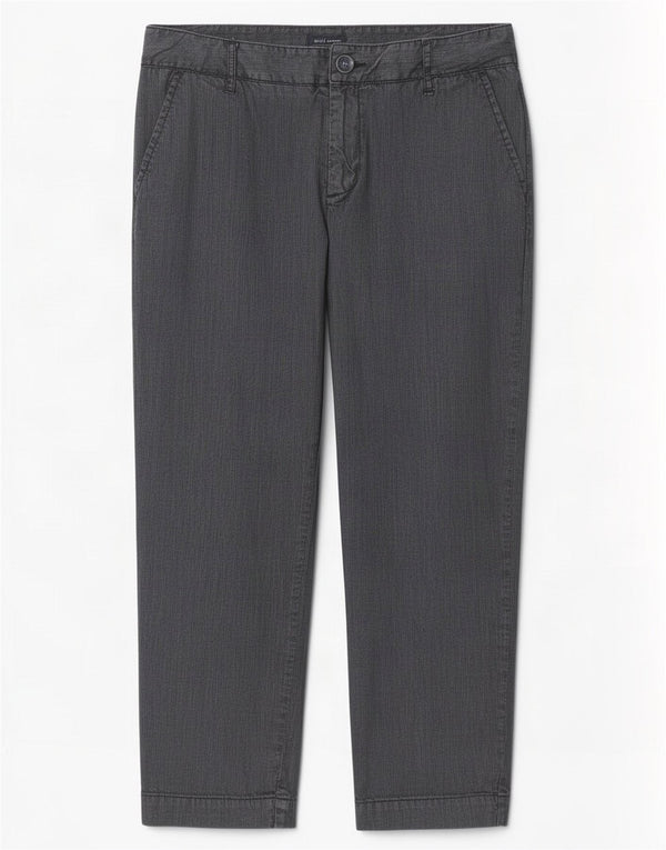 Tommy Hilfiger Damen Caprihose US 12 Large W34 L23 Marineblaue Baumwolle