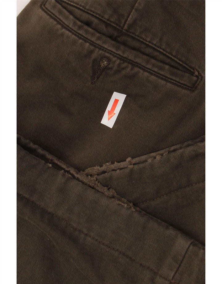 Burberry Herren Pegged Chino Hose IT 50 Medium W32 L29 Braune Baumwolle