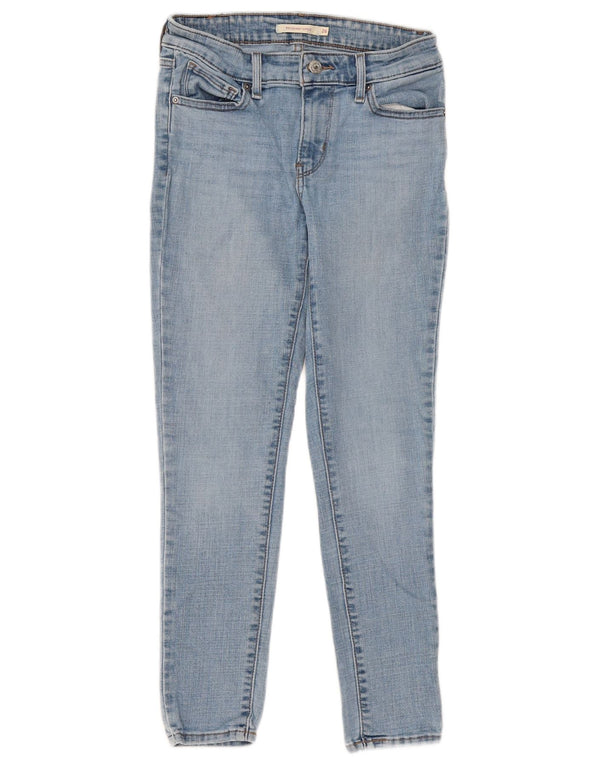 Levi's Damen 711 Skinny Jeans W26 L26 Blaue Baumwolle