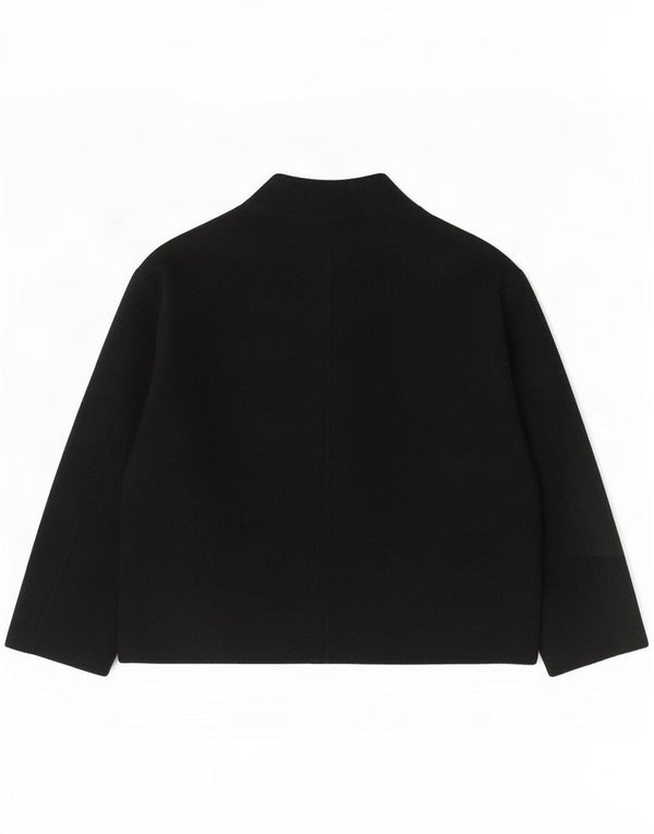 Cos Damen-Strickjacke in Übergröße, Gr. 6, XS, marineblaue Wolle