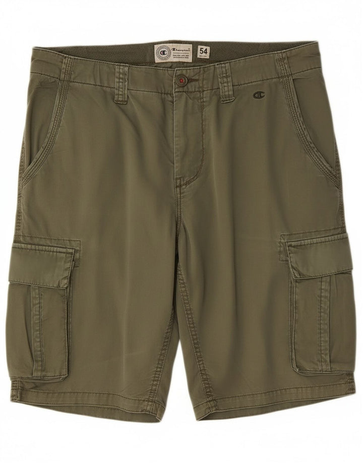 Champion Herren Cargoshorts IT 54 2XL W38 Khaki Baumwolle