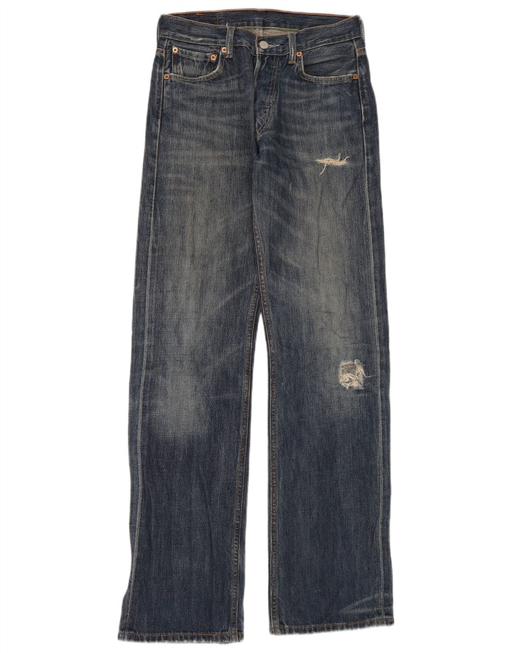 Levi's Herren Distressed Jeans mit weitem Bein, W29 L34, blaue Baumwolle