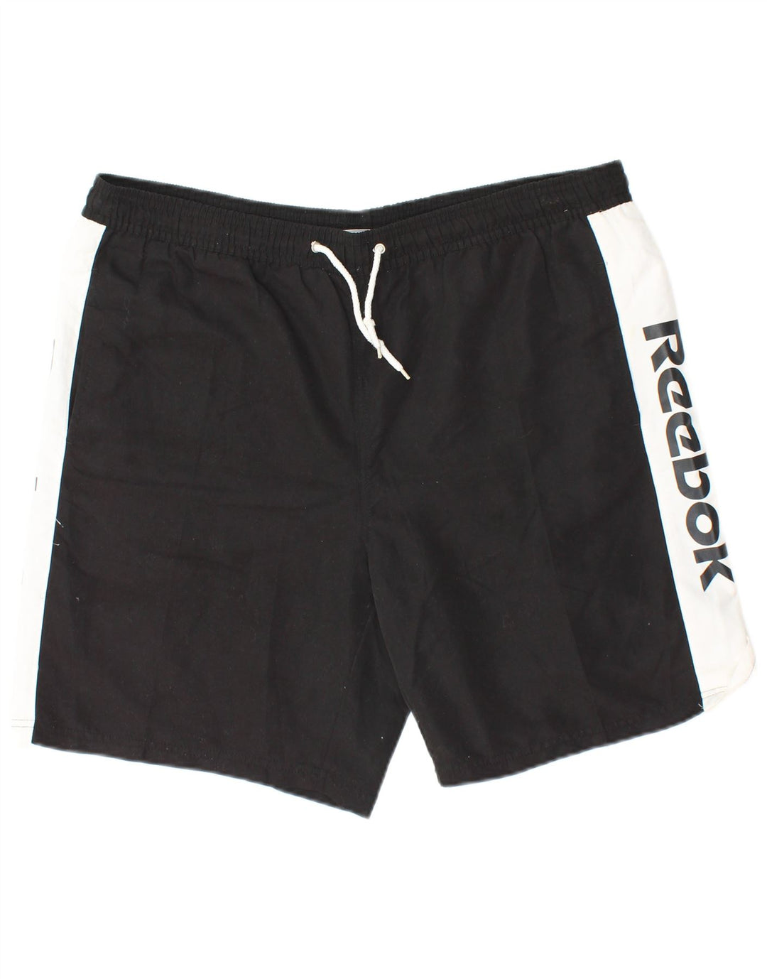 REEBOK Herren Graphic Sport Shorts XL Schwarz Colourblock Polyester