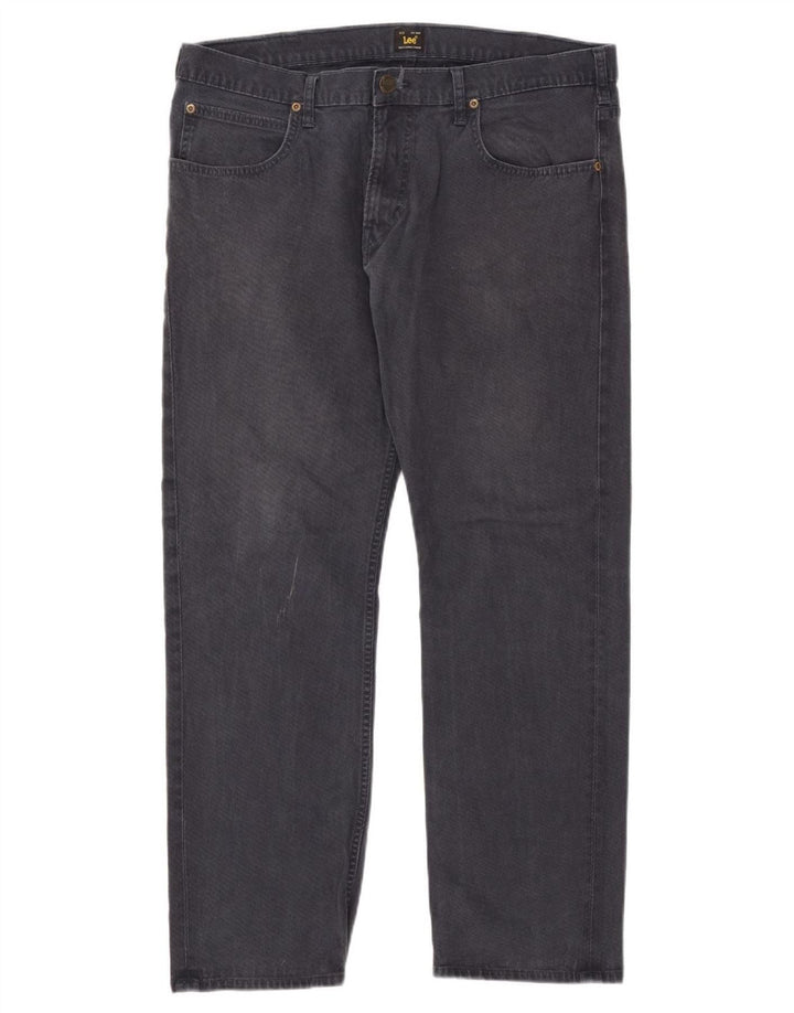 Lee Herren Blake Straight Jeans W36 L30 Blaue Baumwolle