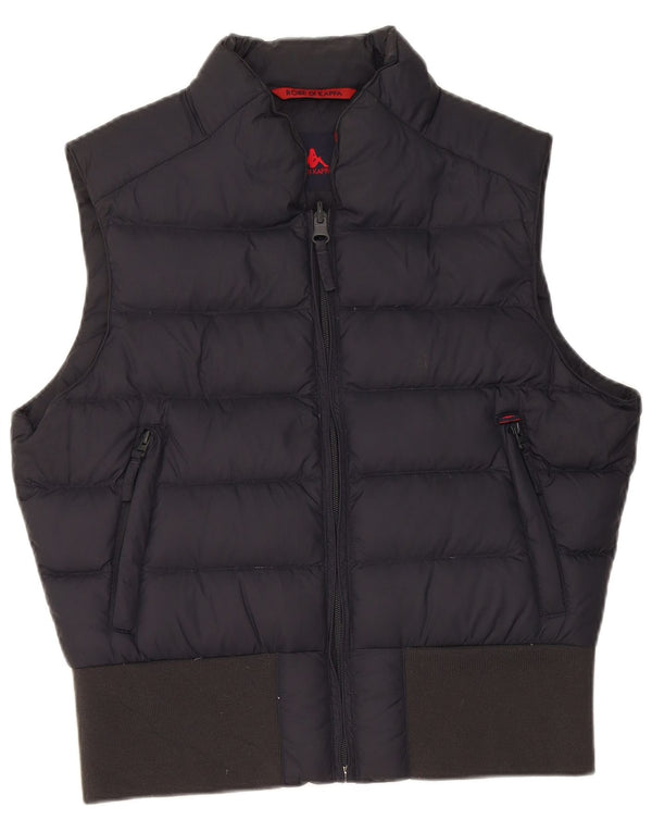 Kappa Womens Crop Padded Gilet UK 18 XL Marineblau Polyamid