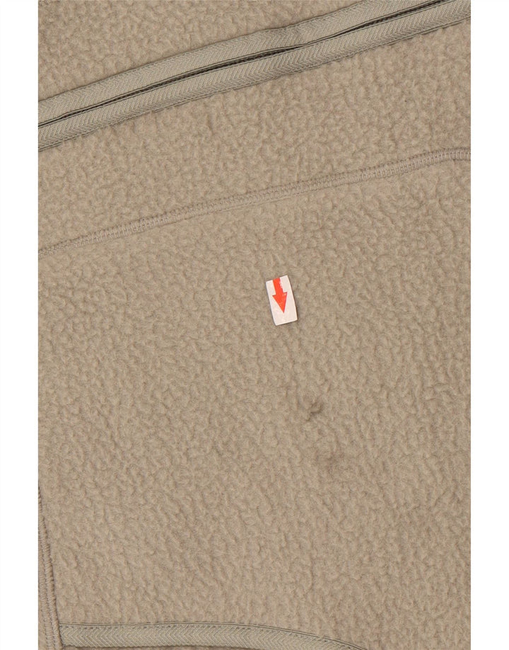 Marks & Spencer Damen Fleecejacke UK 14 Medium Khaki Polyester