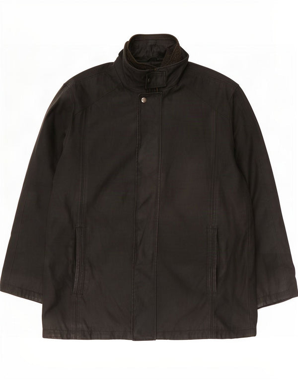 Douglas Herren-Windbreaker-Mantel UK 44 2XL Schwarz