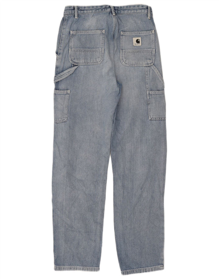 Carhartt Damen Cargo Tapered Jeans W26 L29 Blau
