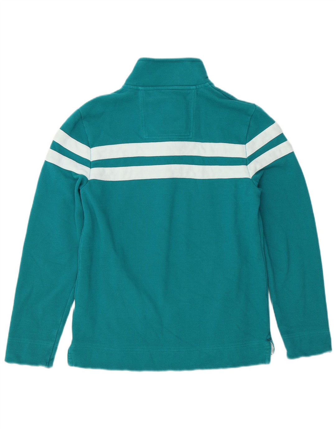 Crew Clothing Herren-Sweatshirt-Pullover, klein, Türkis, Farbblock
