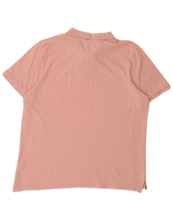 U.S. Polo Assn. Herren-Poloshirt mit normaler Passform, 2XL, rosa Baumwolle