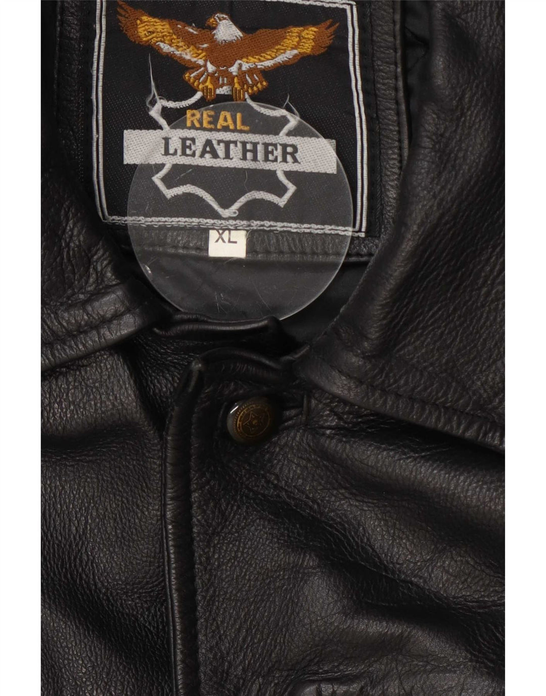 Vintage Herren Lederjacke UK 42 XL Schwarz