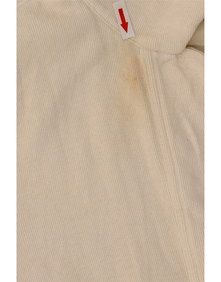 Ralph Lauren Offener Damen-Cardigan-Pullover UK 14 Mittelbeige