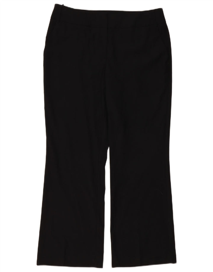 Marks & Spencer Damen Bootcut Freizeithose UK 16 Large W36 L30 Schwarz