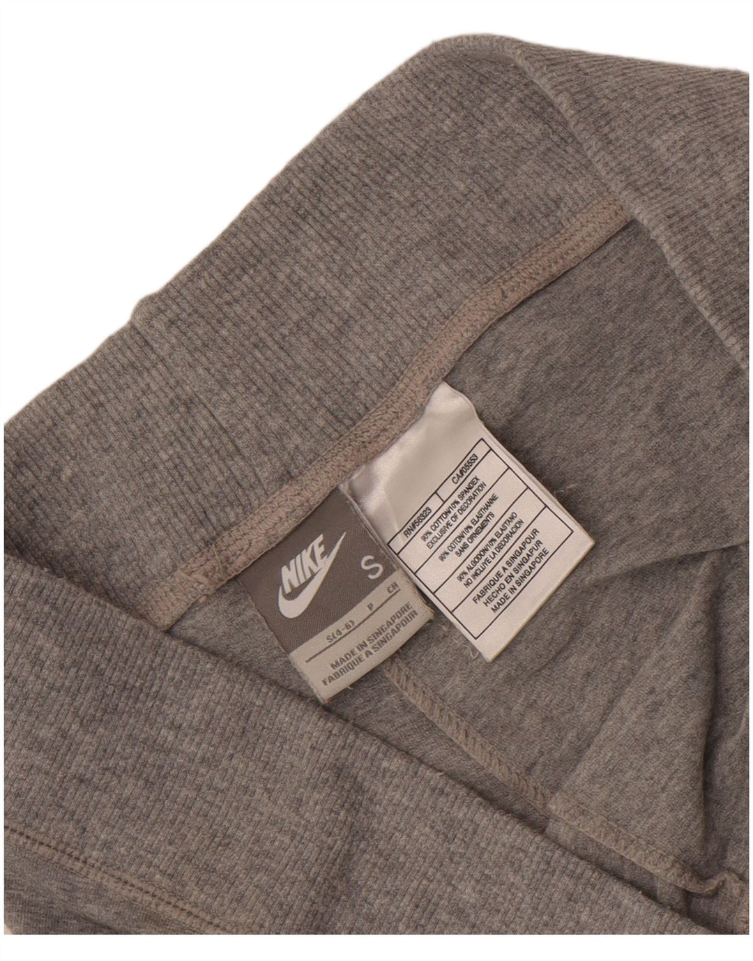Nike Damen Leggings US 4/6 Small Graue Baumwolle