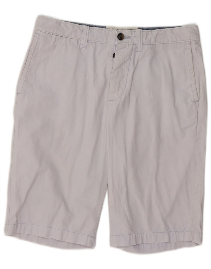 JACK WILLS Herren Chinoshorts W32 mittelblaue Baumwolle