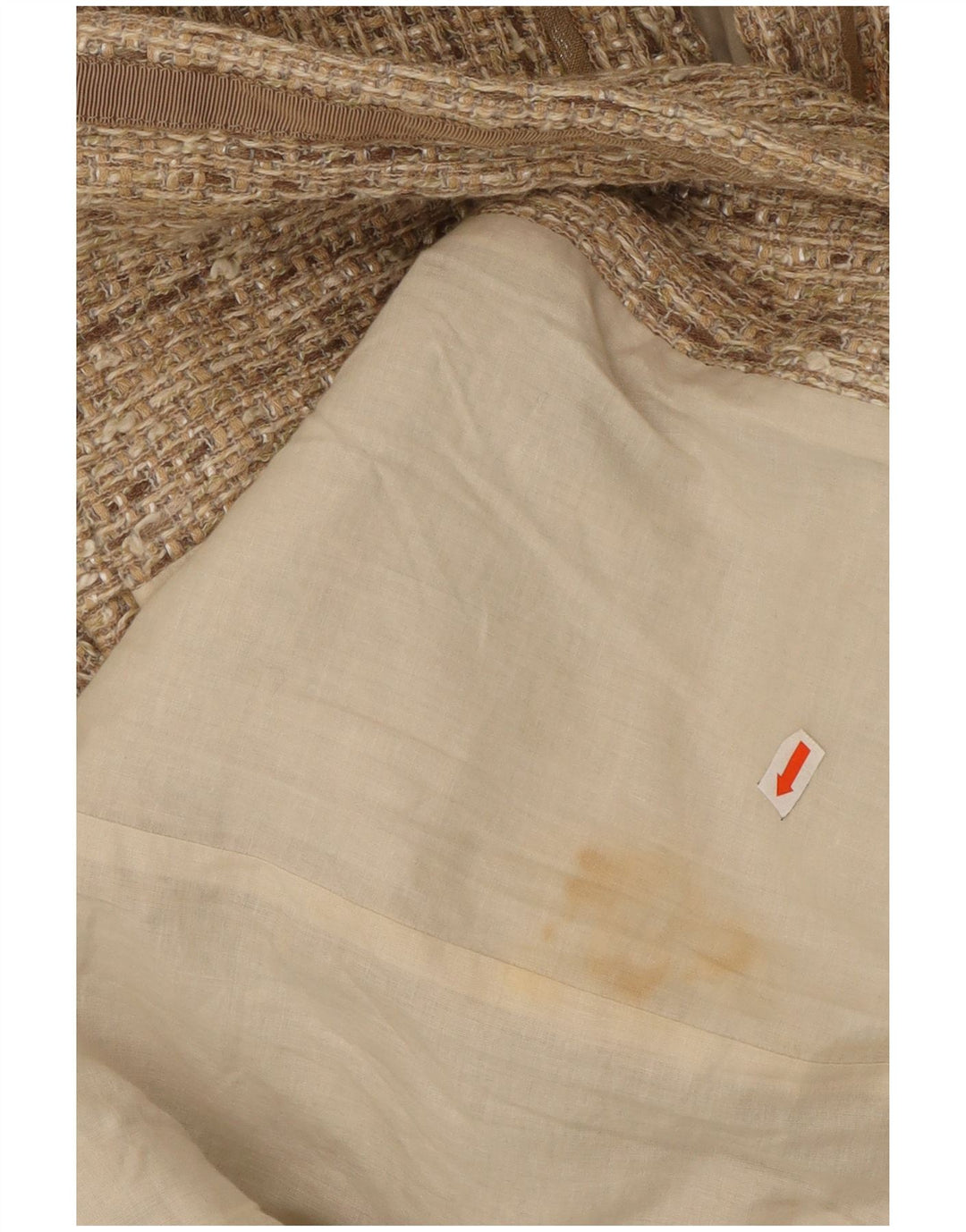 Hugo Boss Damenmantel UK 14 Mittelbeige Baumwolle