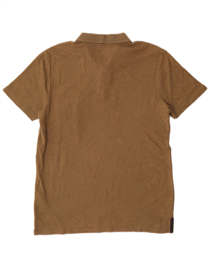 Dkny Herren-Poloshirt aus mittlerer Khaki-Baumwolle