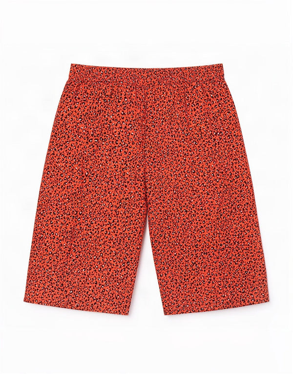 Marks & Spencer Damen Caprihose UK 20 2XL W42 Roter Tierdruck