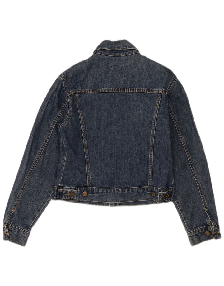 Lee Crop Jeansjacke für Jungen, 8–9 Jahre, mittelblaue Baumwolle
