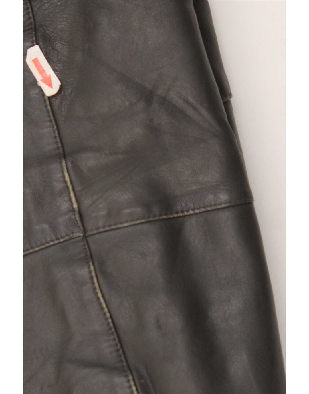 Vintage Herren Lederjacke UK 40 Large Grau