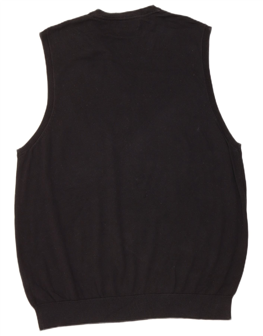Marks & Spencer Herren Weste Tank Top XL Schwarz Baumwolle