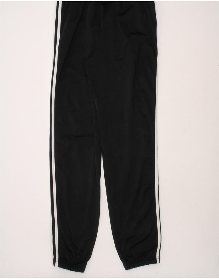 ADIDAS Boys Tracksuit Trousers Joggers 13-14 Years  Black Polyester Vintage Adidas and Second-Hand Adidas from Messina Hembry 