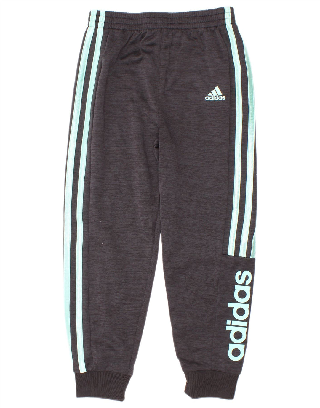 Adidas Jungen Trainingshose mit Grafik, Jogger, 5–6 Jahre, graues Polyester