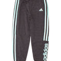 Adidas Jungen Trainingshose mit Grafik, Jogger, 5–6 Jahre, graues Polyester
