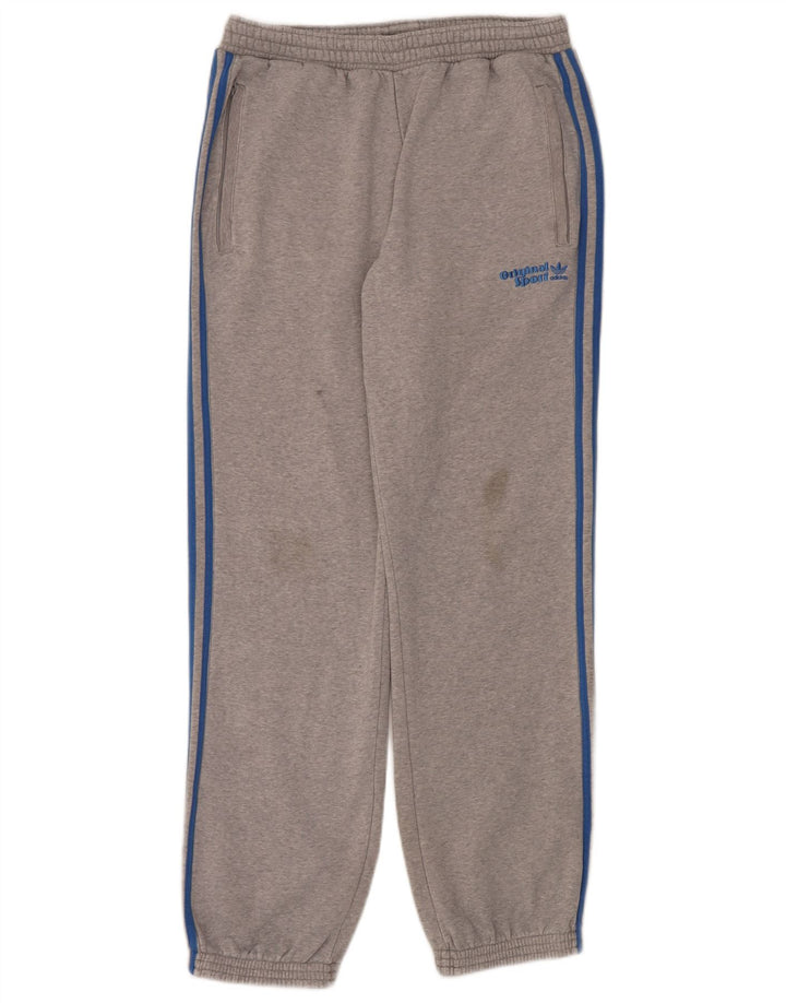Adidas Herren Trainingshose Jogger mittelgraue Baumwolle