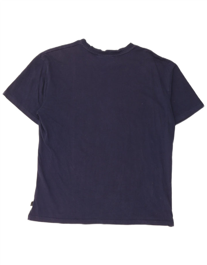 Reebok Herren-T-Shirt mit Grafik, groß, marineblau, Baumwolle